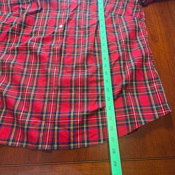 Lands End Plaid Plus Size Button-down Size 18W - Picture 5 of 6